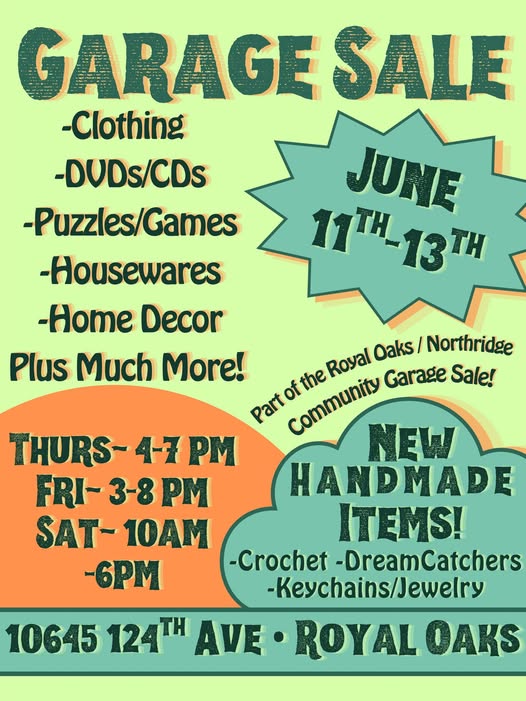 Royal Oaks/Northridge Community Garage Sale