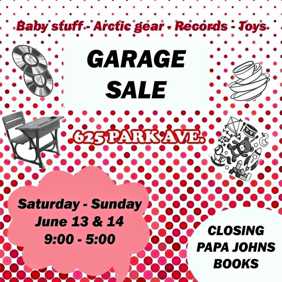 Garage Sale - Closing Papa Johns Books - Nanaimo, BC