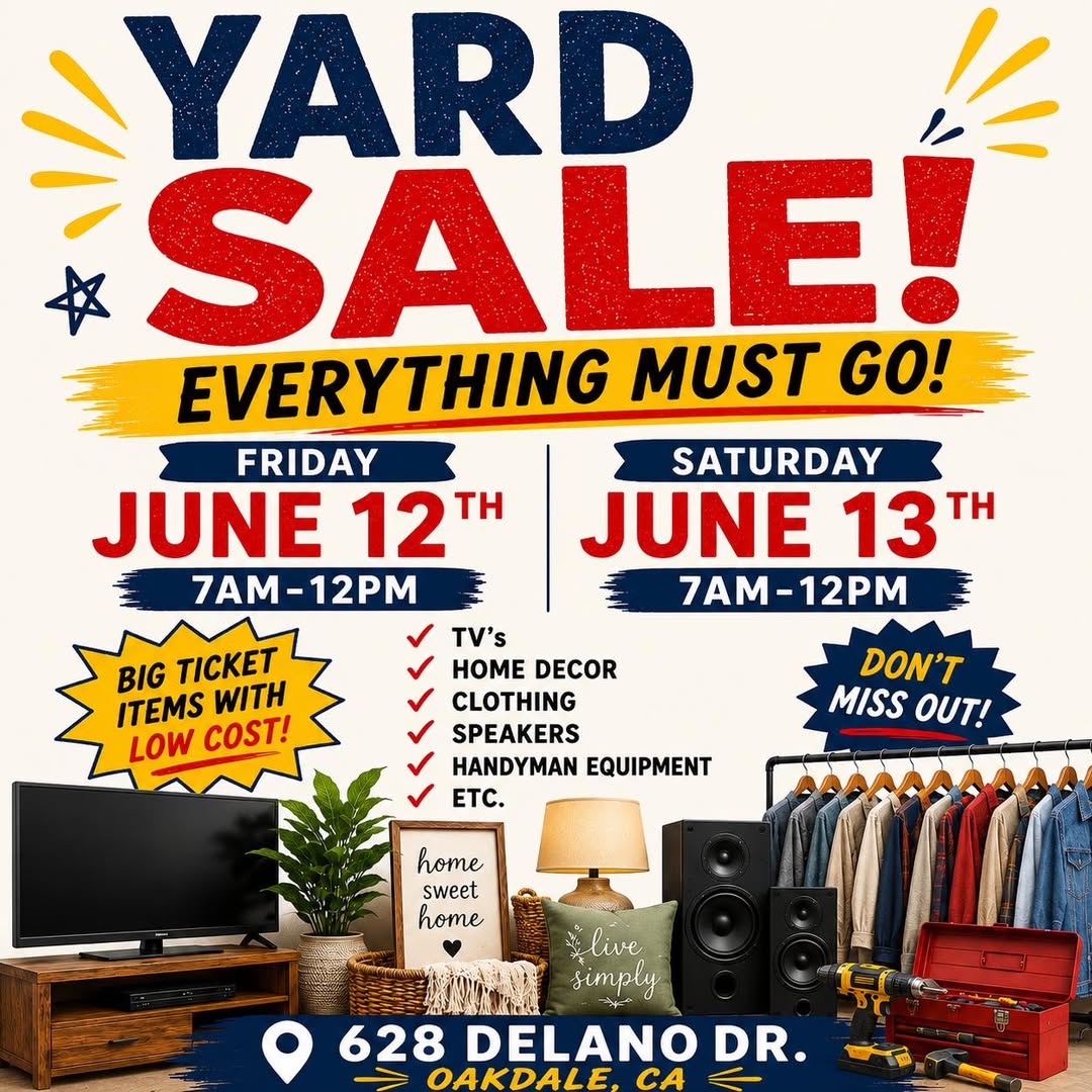 Yard Sale - Everything Must Go