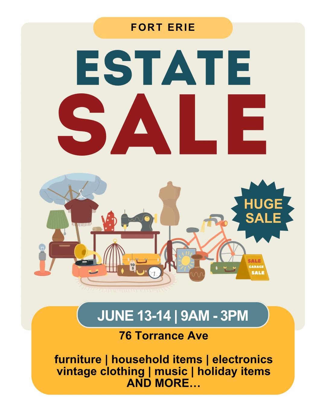 Fort Erie Estate Sale