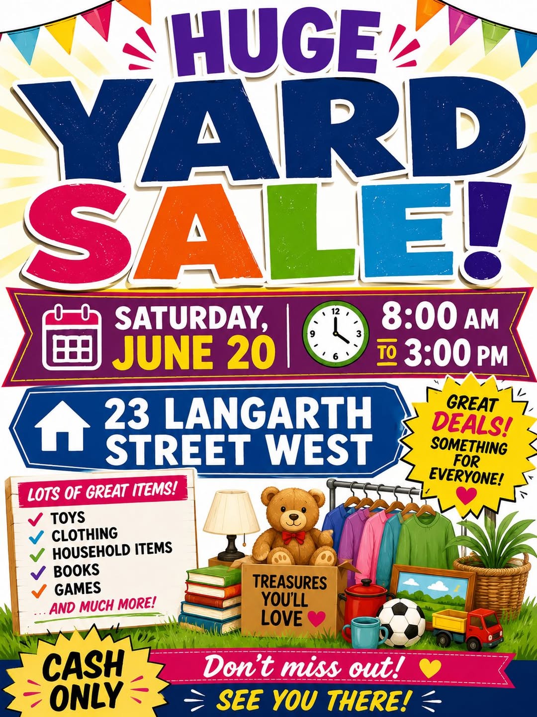 Huge Yard Sale - London, ON