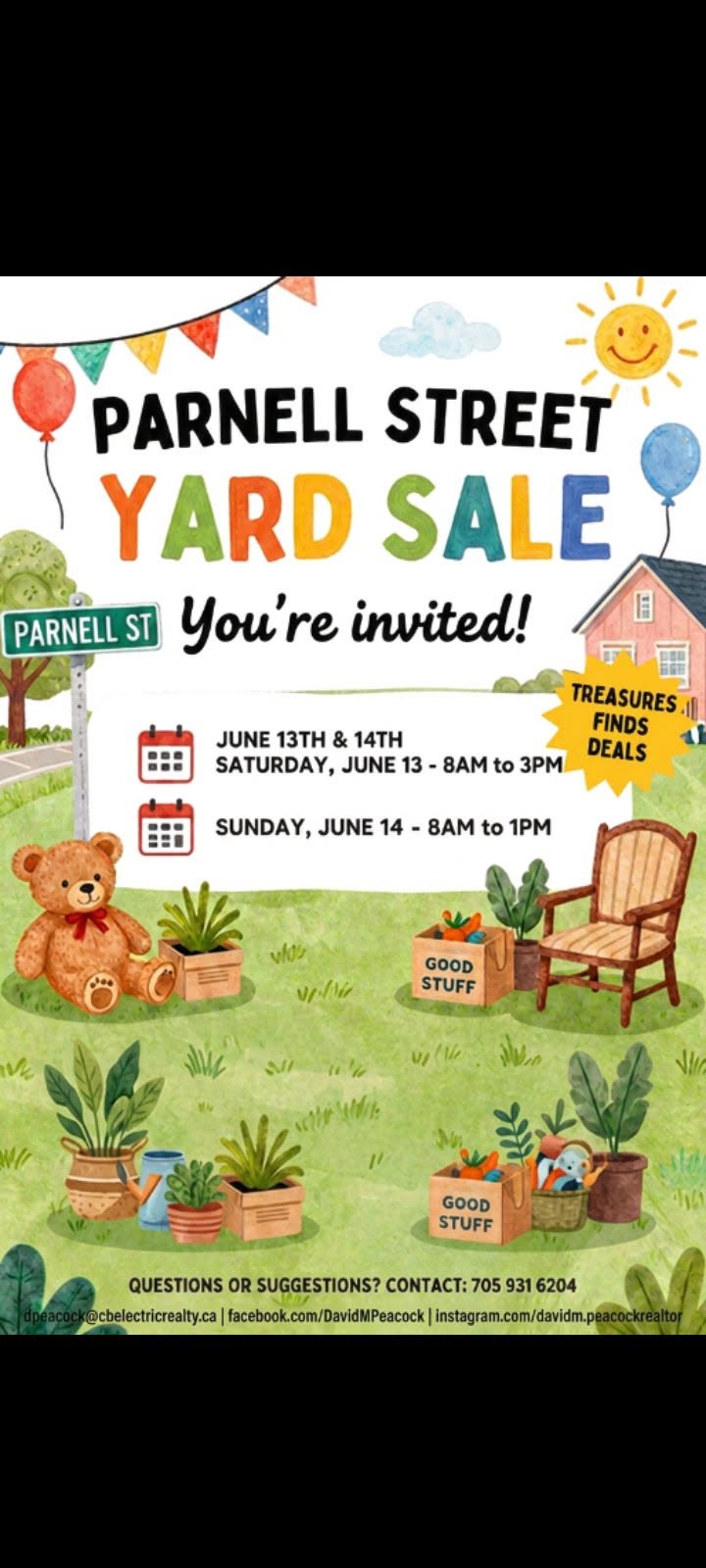Parnell Street Yard Sale - Peterborough, ON