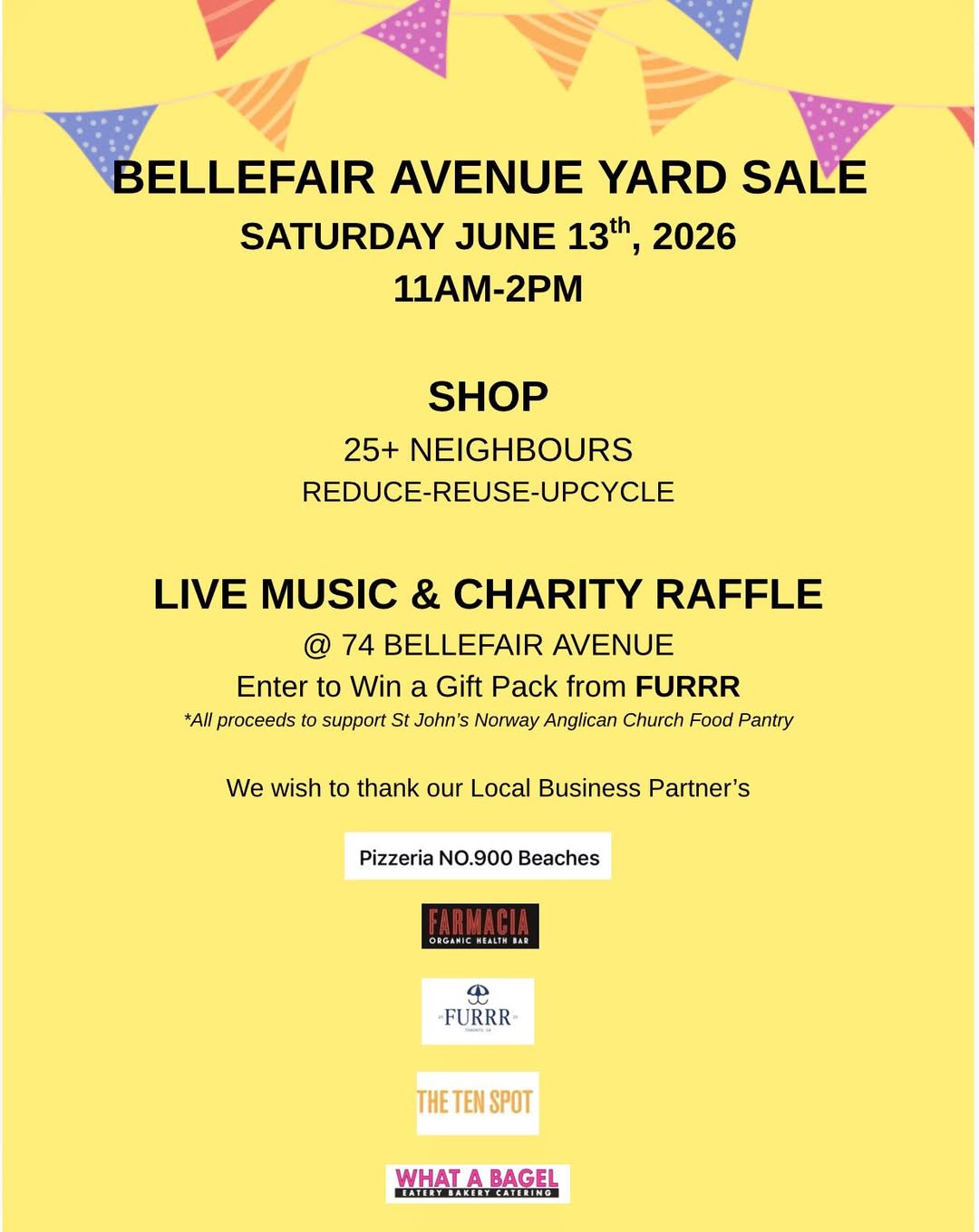 Bellefair Avenue Yard Sale - Toronto, ON