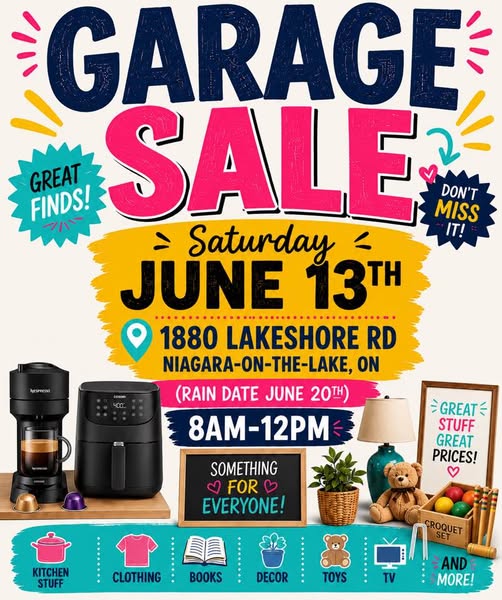 Garage Sale - Niagara-on-the-Lake