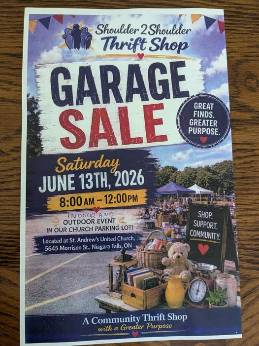 Shoulder 2 Shoulder Thrift Shop Garage Sale