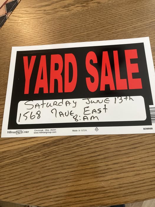 Yard Sale on 9th Ave East