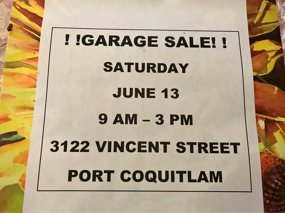 Yard Sale - Port Coquitlam, BC