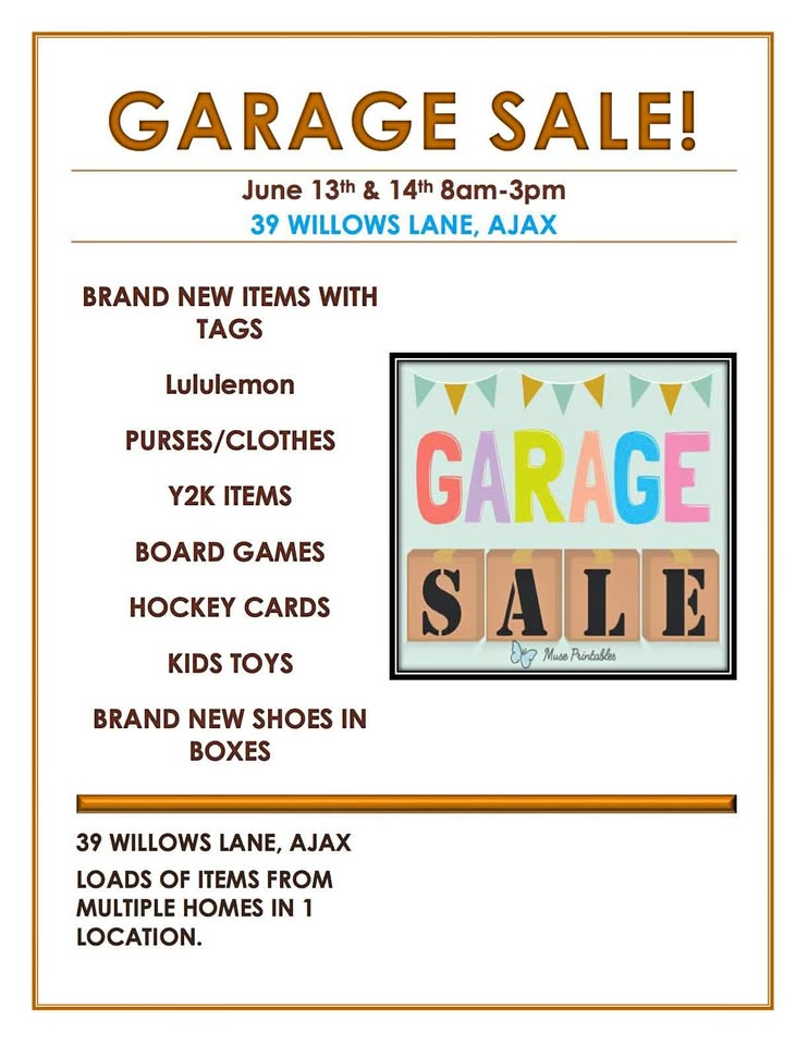 Huge Garage Sale