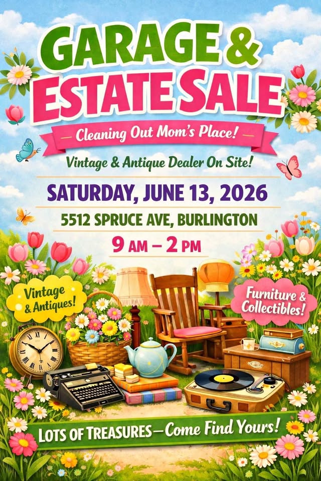 Garage & Estate Sale - Cleaning Out Mom's Place
