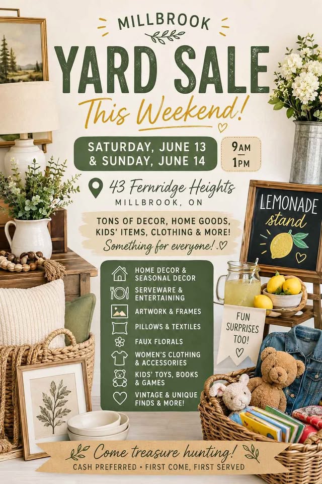 Millbrook Yard Sale