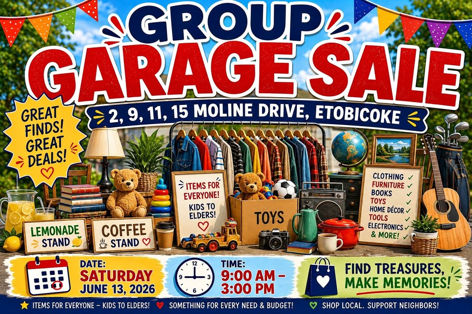 Group Garage Sale - Moline Drive
