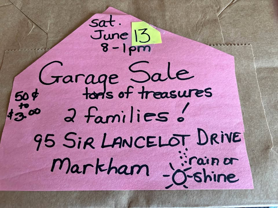 2 Family Garage Sale - Tons of Treasures