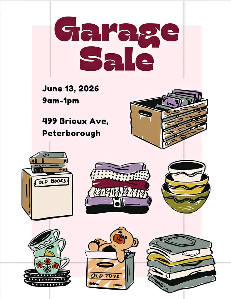 Garage Sale/Closet Clean Out - Peterborough, ON