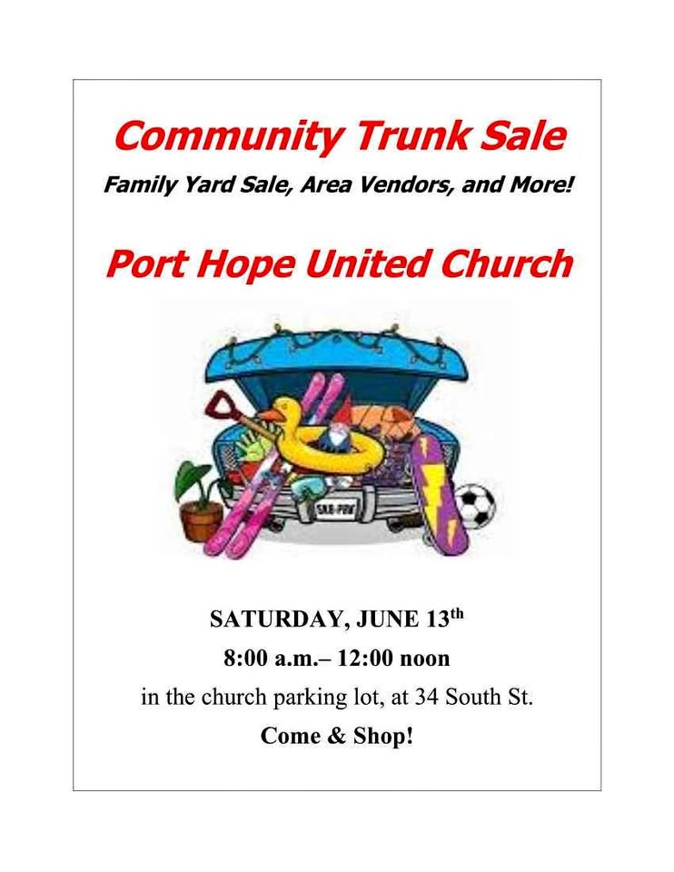 Community Trunk Sale at Port Hope United Church