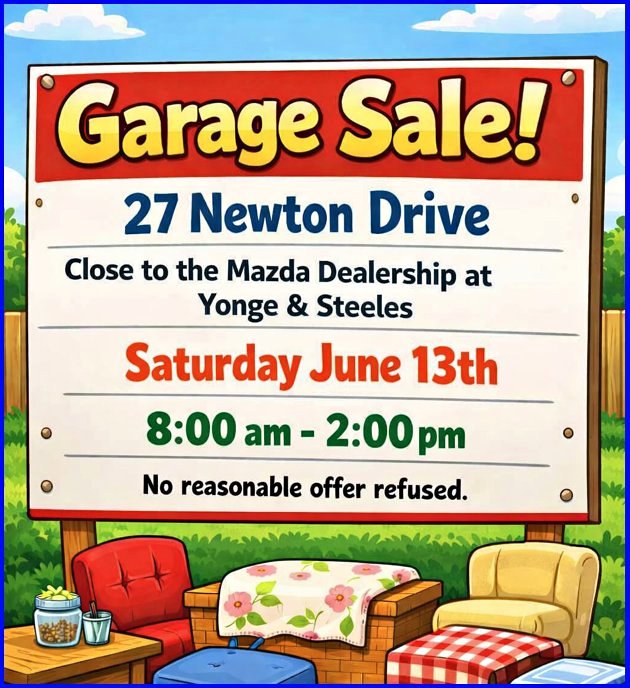 Garage Sale - Toronto, ON