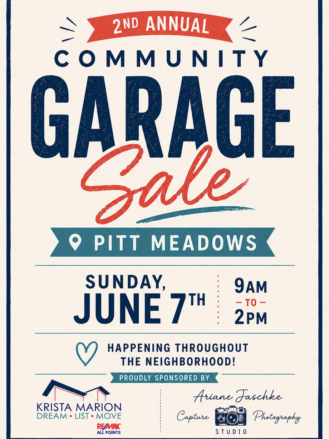 Pitt Meadows Community Garage Sale - Pitt Meadows, BC