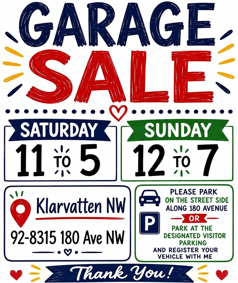 Garage Sale - Edmonton, AB