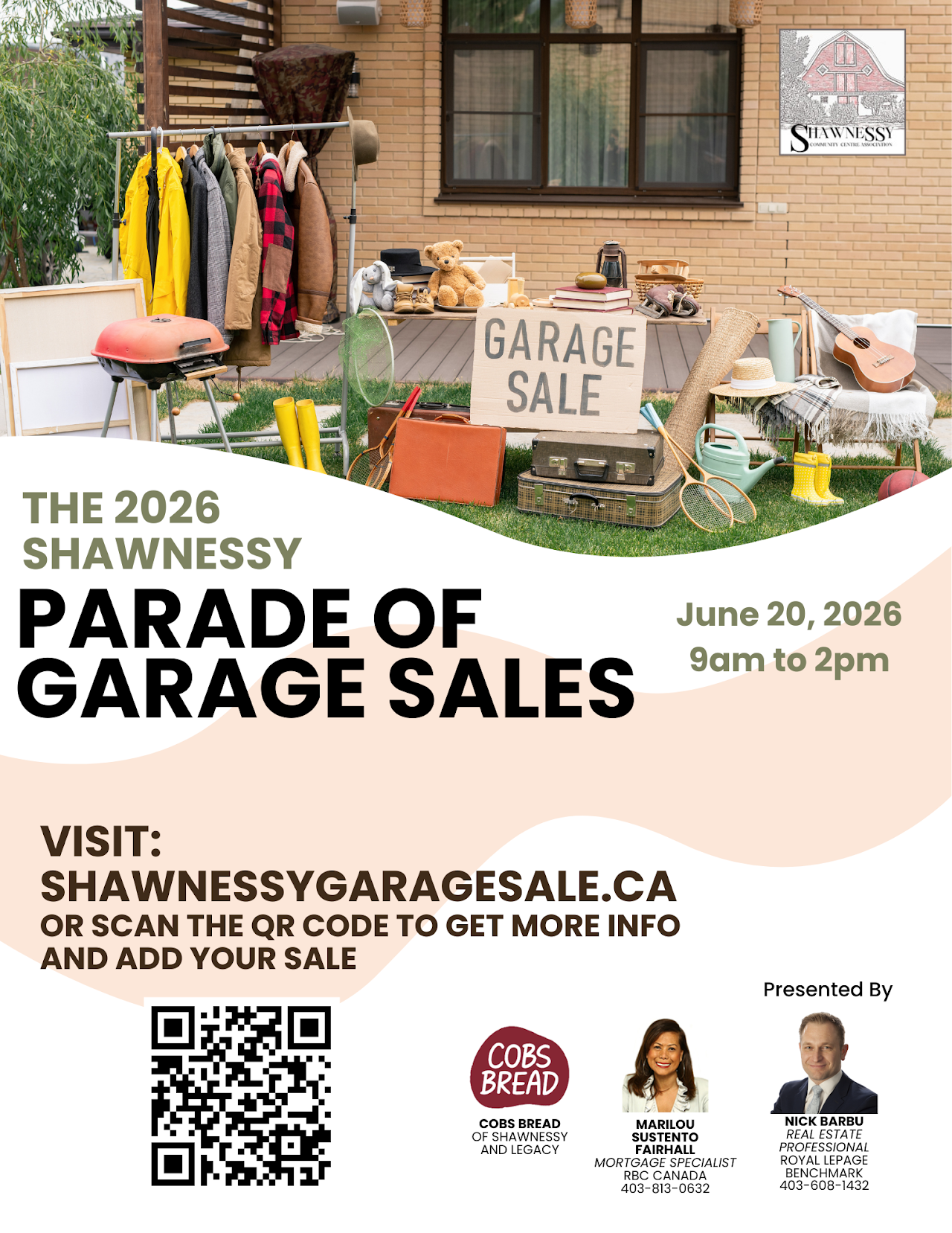 Shawnessy Parade of Garage Sales 2026 - Calgary, AB
