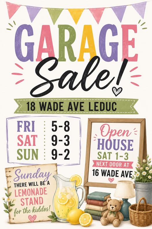 Garage Sale - Leduc, AB